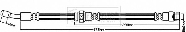 BORG & BECK Bremžu šļūtene BBH8135